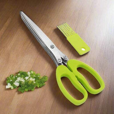 ciseaux de cuisine multi-layers-scissor vert clair