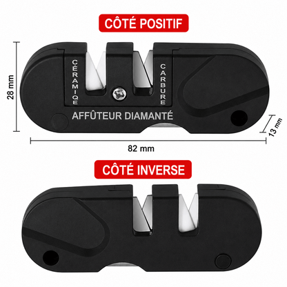 aiguiseur couteau 2 segments | Tungstène céramique