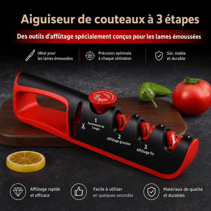 Aiguiseur Couteau 4 en 1 | Professionnel