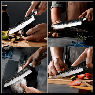 Couteau cuisine professionnel 4en1