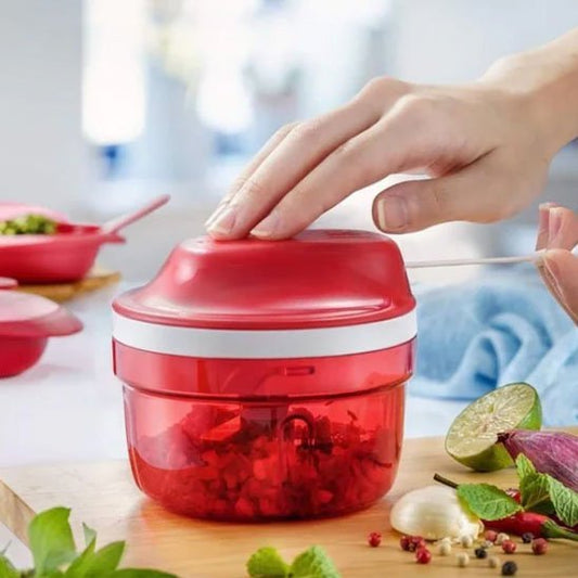 Hachoir a legumes rouge