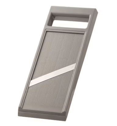 mandoline de cuisine manuel gris