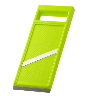 mandoline de cuisine manuel vert 