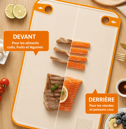 planche a découper antibacterienne | Double Face