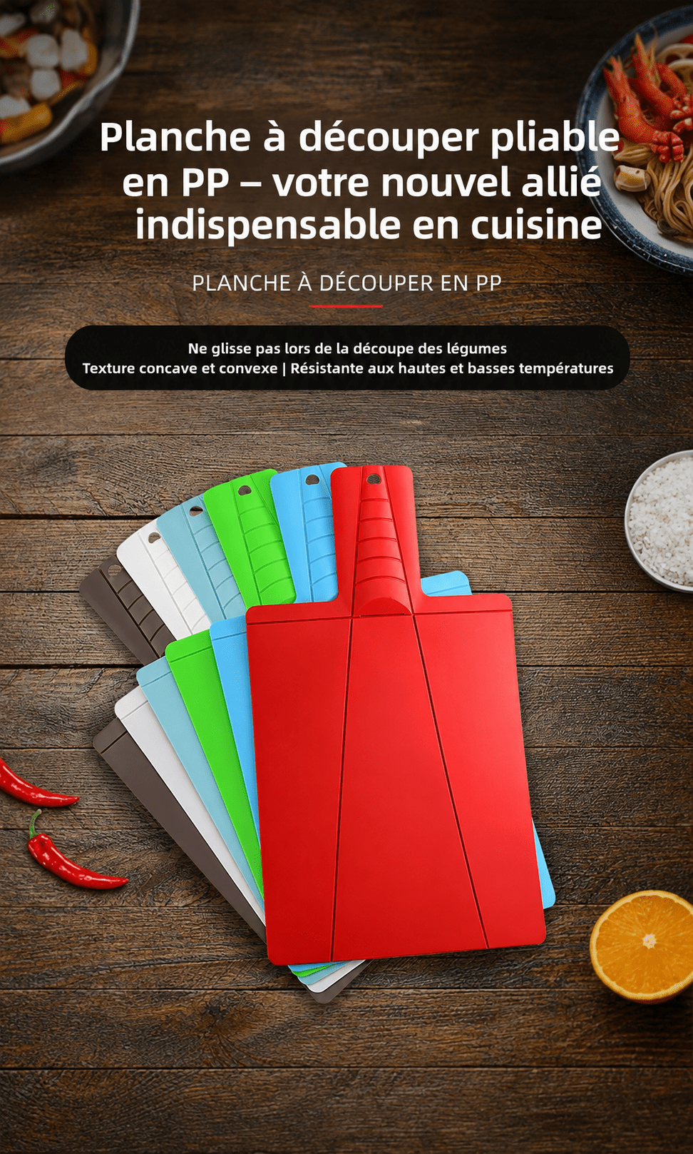 Planche à découper pliable | MultiColor